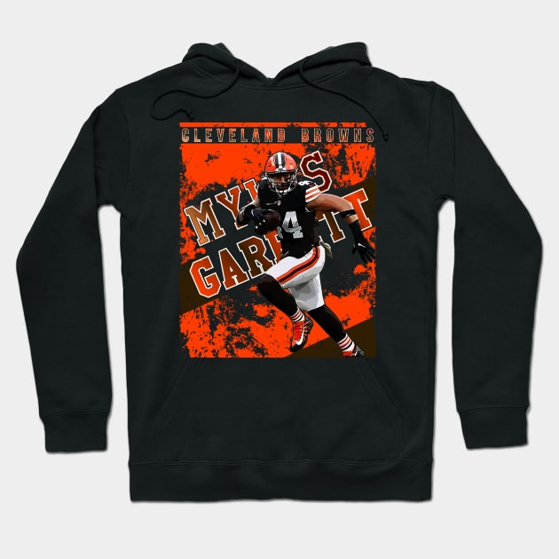 Myles garrett | Cleveland browns Hoodie by Aloenalone